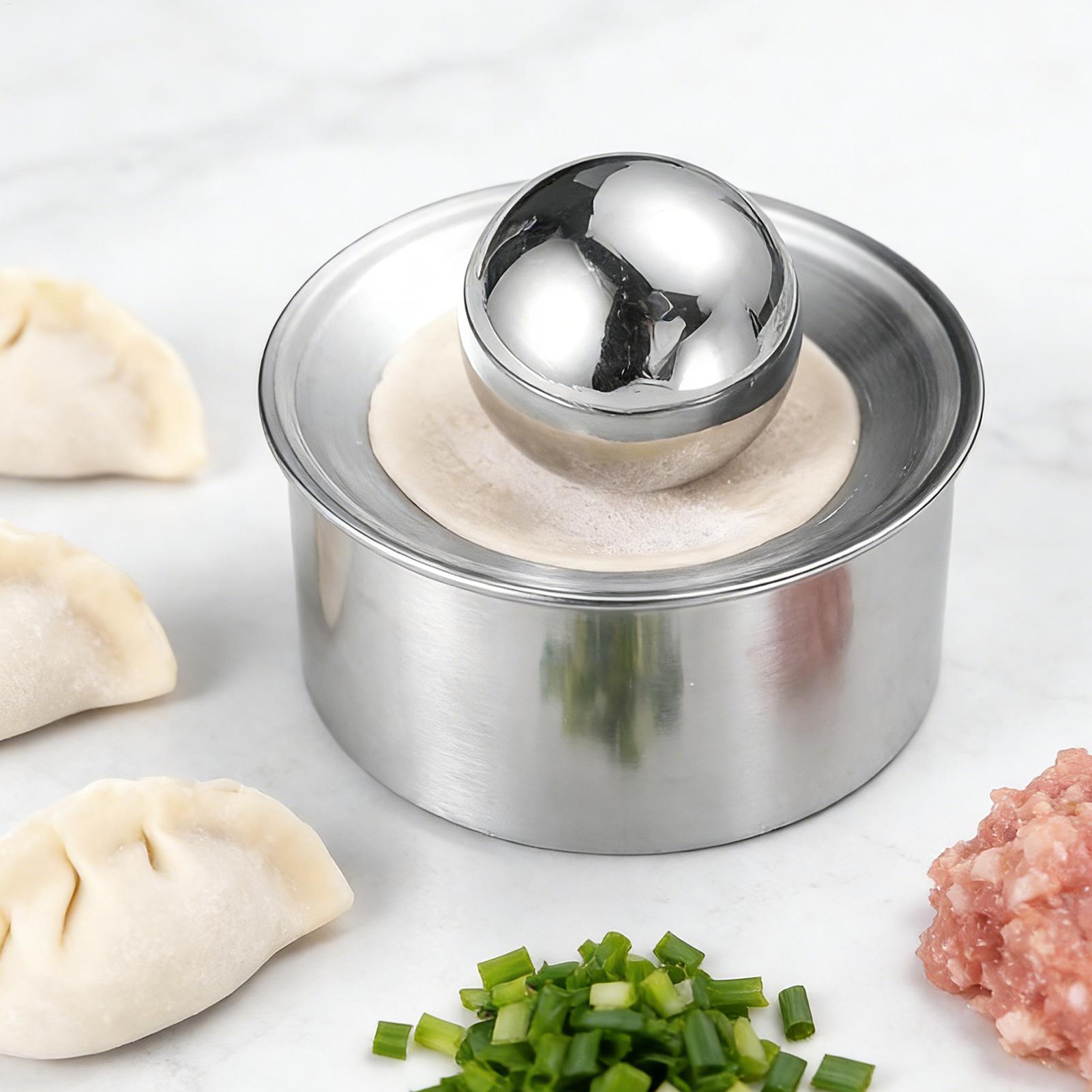 Gyoza Dumpling Maker - آلة يدوية لصنع أغلفة الزلابية، أداة