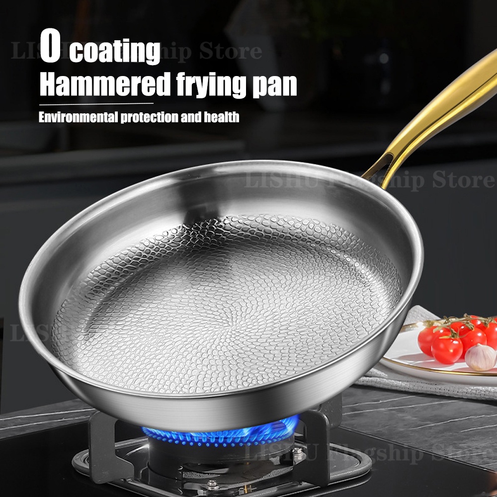 مقلاة من التيتانيوم والفولاذ ا - مراجعة Home Cooking Cookbook وسعره