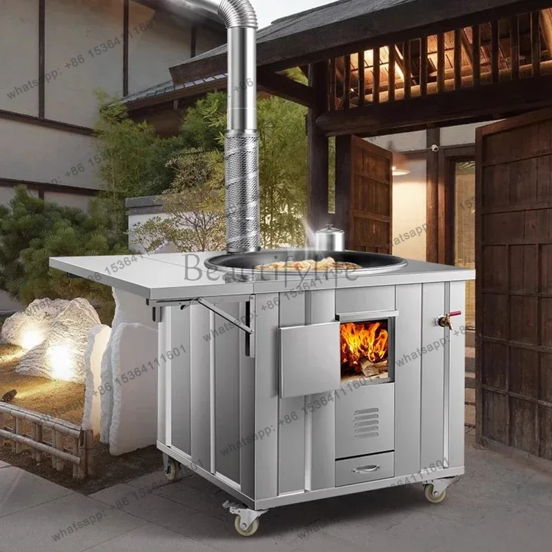 مواقد حطب من الفولاذ المقاوم ل - مراجعة Home Cooking Heater وسعره